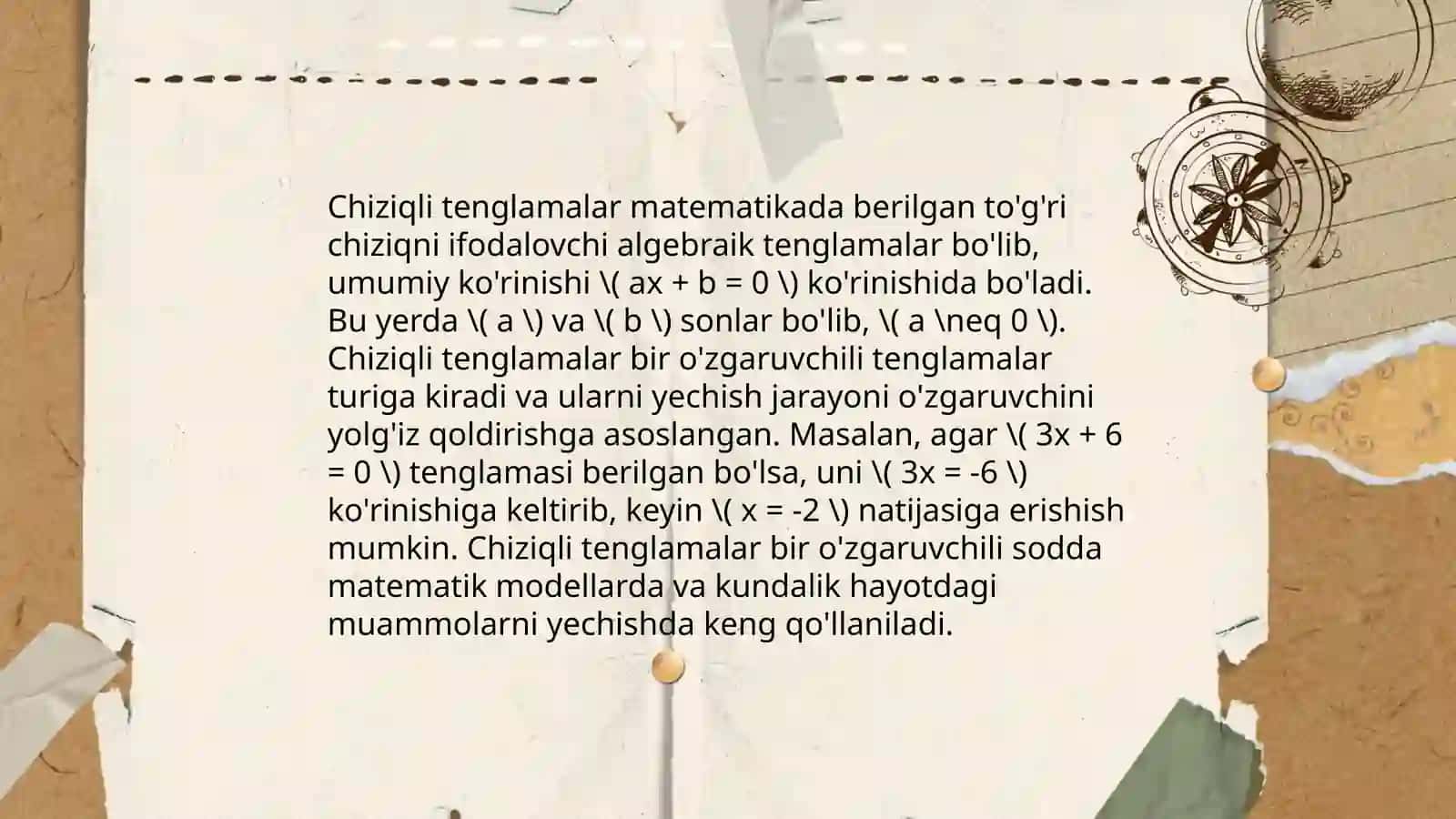 Tenglamalarni yechish 4
