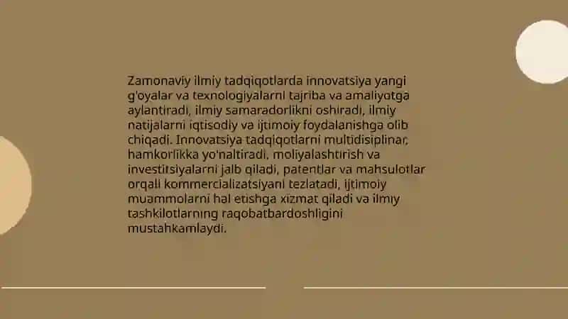 Novatsiya va innovatsiyalar 4
