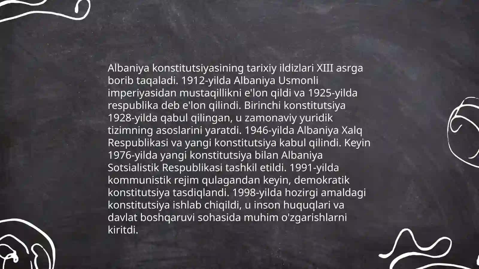 Albaniya konstitutsiyasi 4