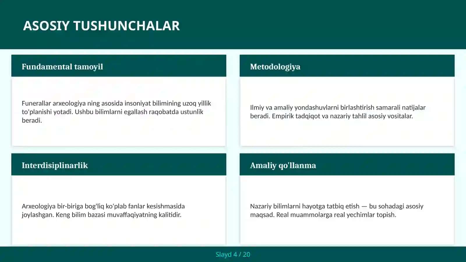 FUNERALLAR ARXEOLOGIYA 4