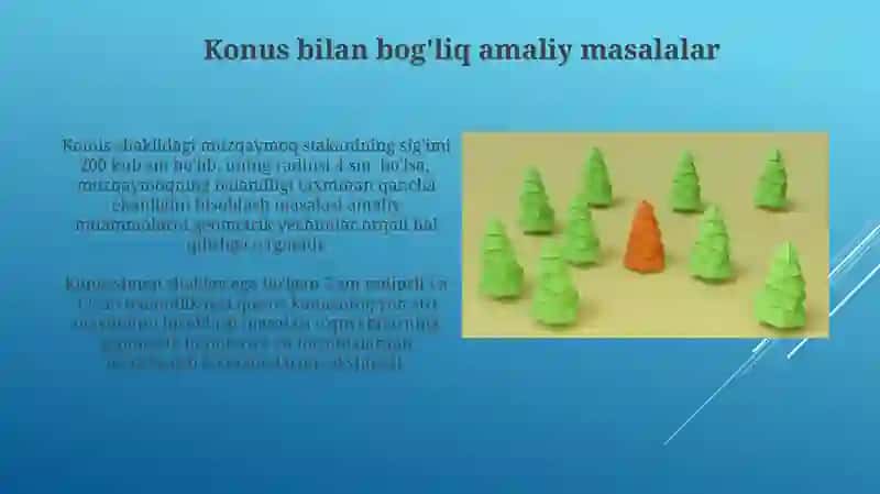Konus va uning yoyilmasi 4