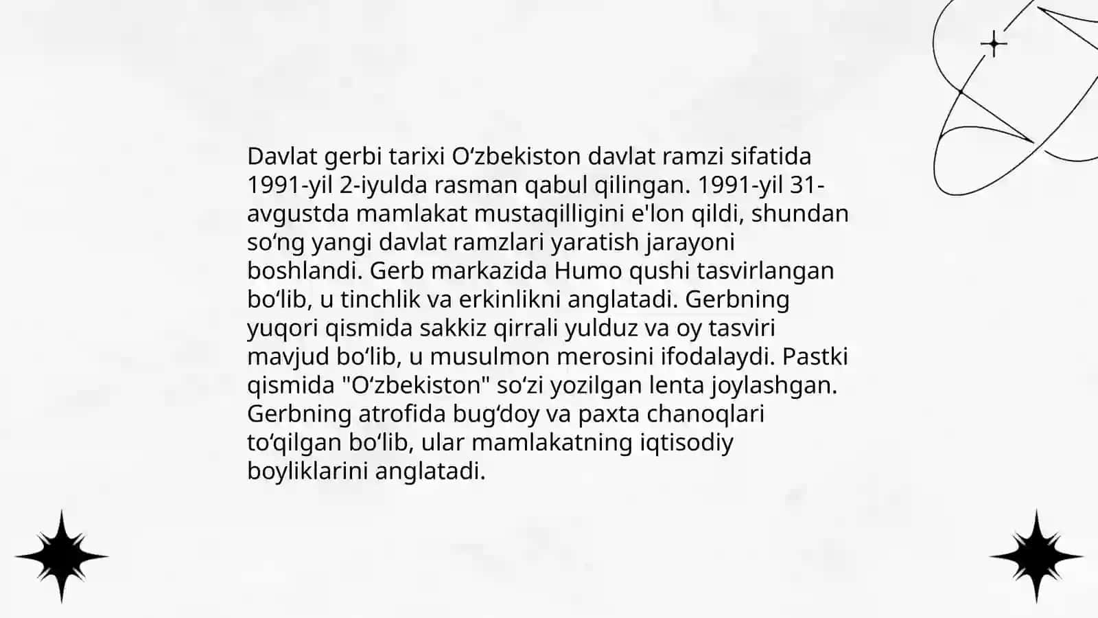 Ózbegiston Respublikasi davlar gerbi 4