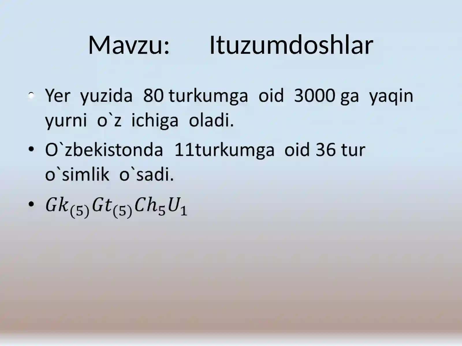 Ituzumdoshlar 4