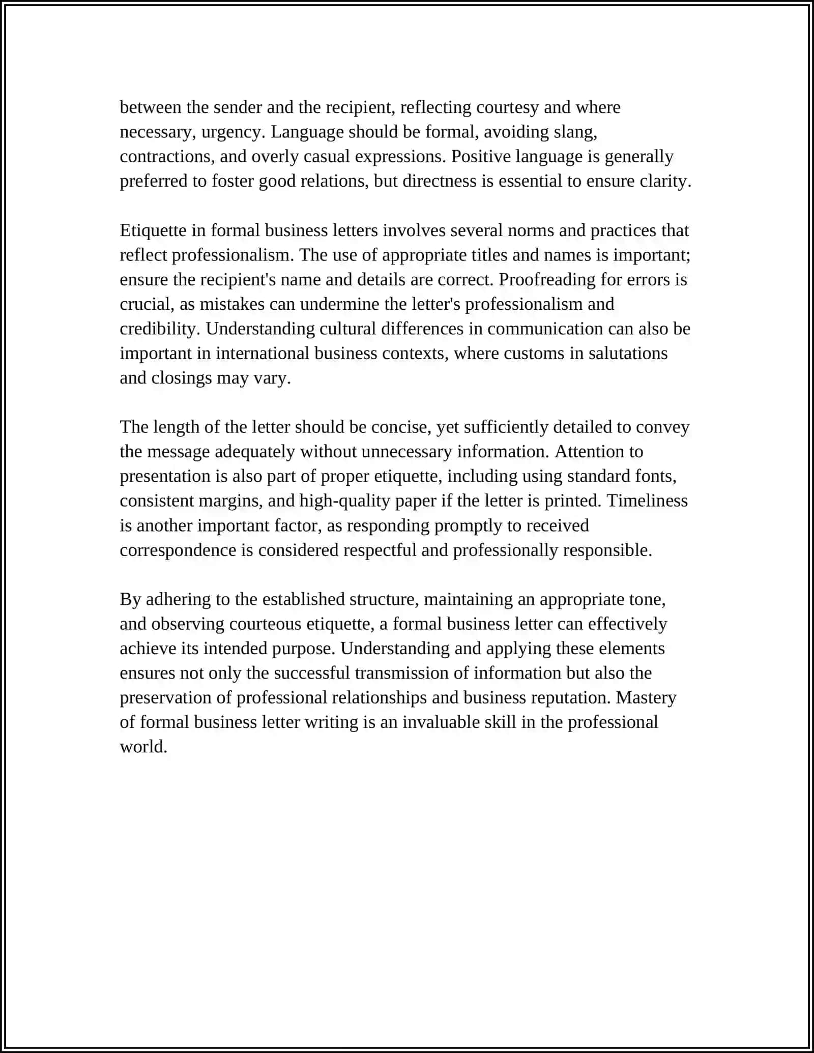 WRITING:CRAFTING DIFFERENT TYPES OF LETTERS 4