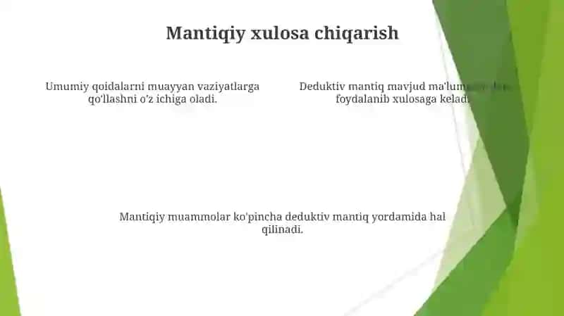 Mantiqiy masalalar 4