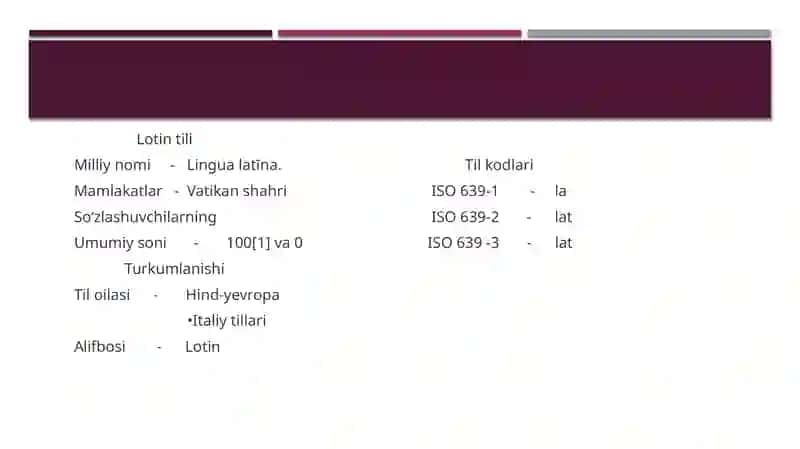 Lotin tili tarixi 4