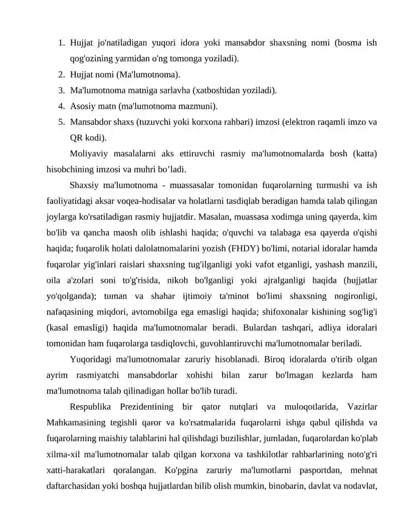 Ma'lumotnoma yozish 4