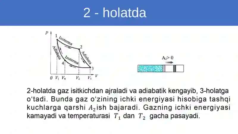 Issiqlik dvigatellarining ishlash prinsipi 4