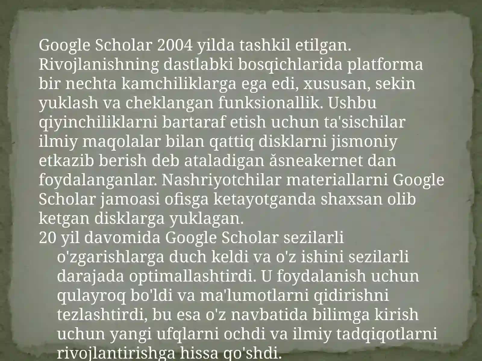 Google scholardan foydalanish va uning ahamiyati (2) 4