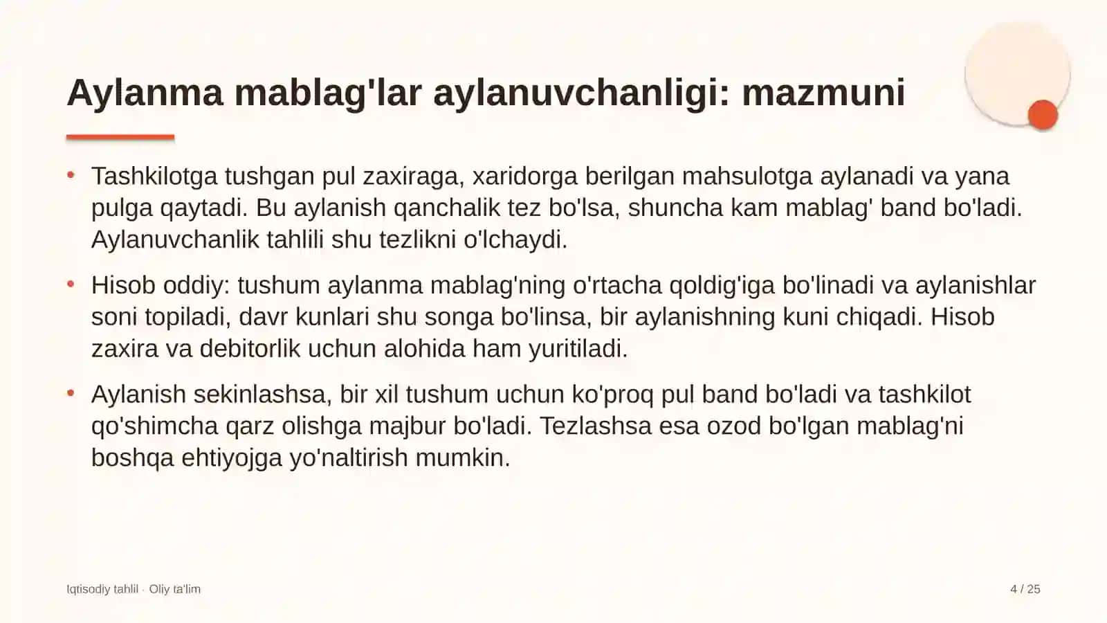 Kiberxavfsizlik sohasida aylanma mablag'lar aylanuvchanligi tahlili 4