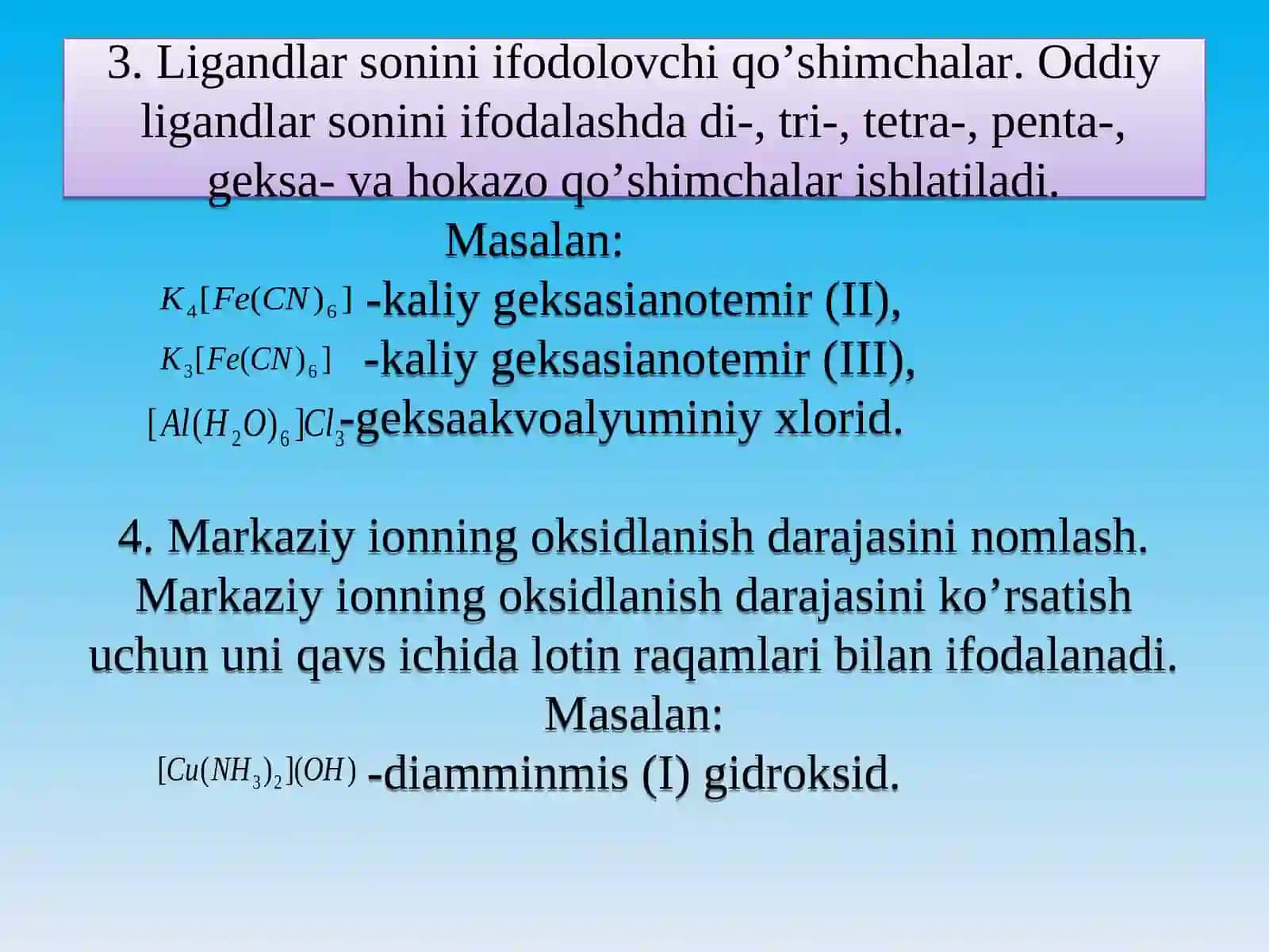 Kоmplеksbirikmalаrning nоmlаnishiva olinishi 4