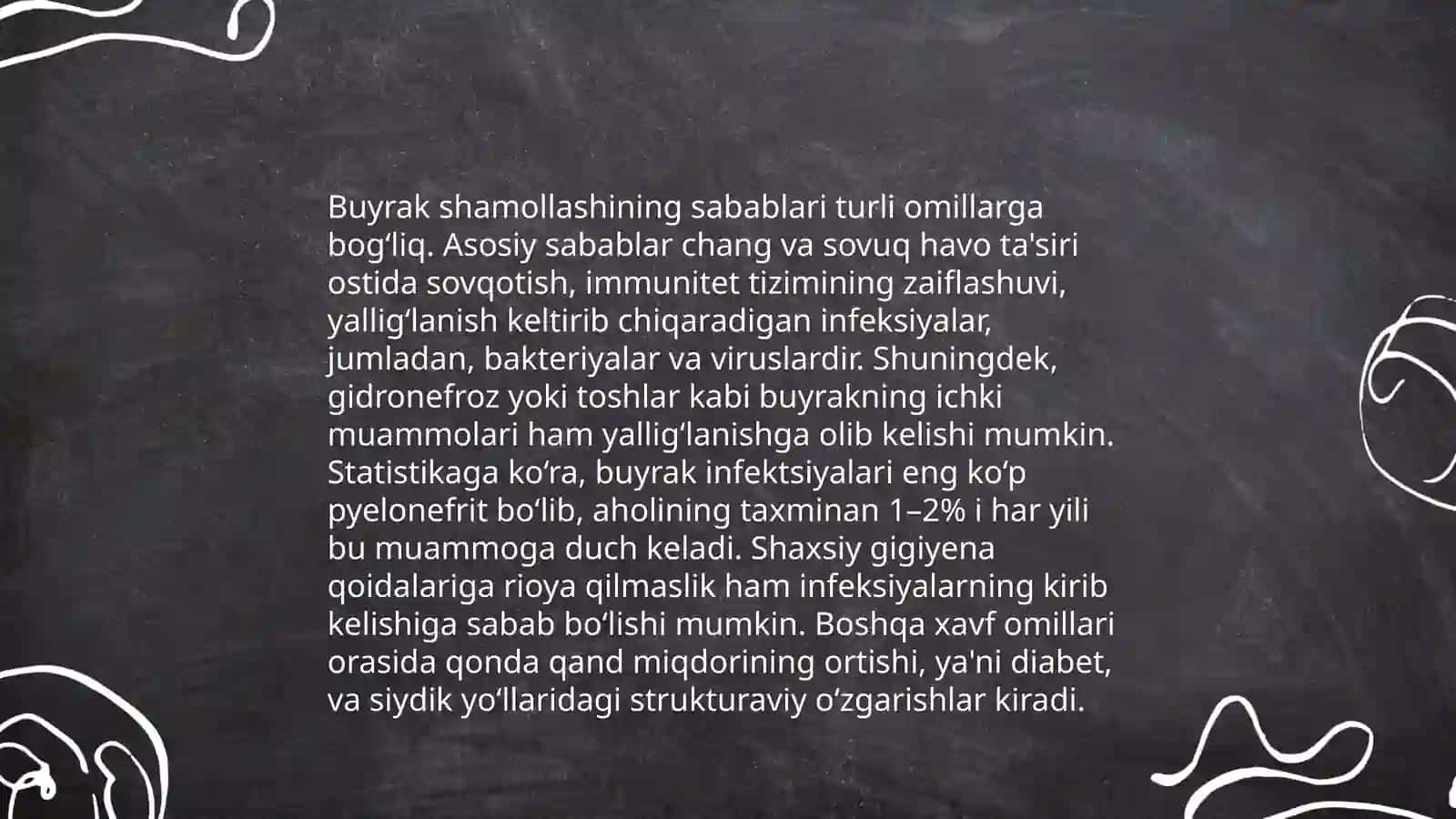 Buyrak shamollashi 4