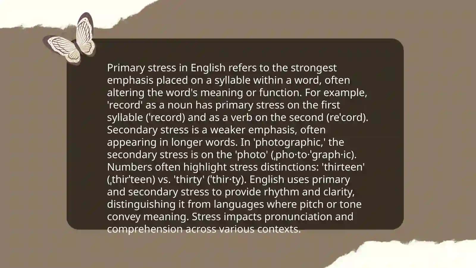 Stress. Strong and weak vowels 4