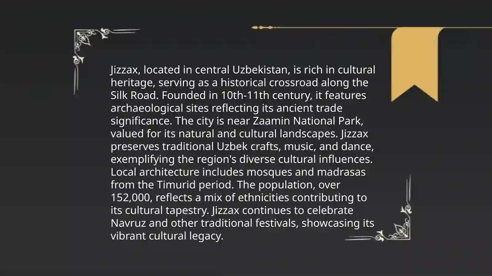 Historical Landmarks of Jizzax 4