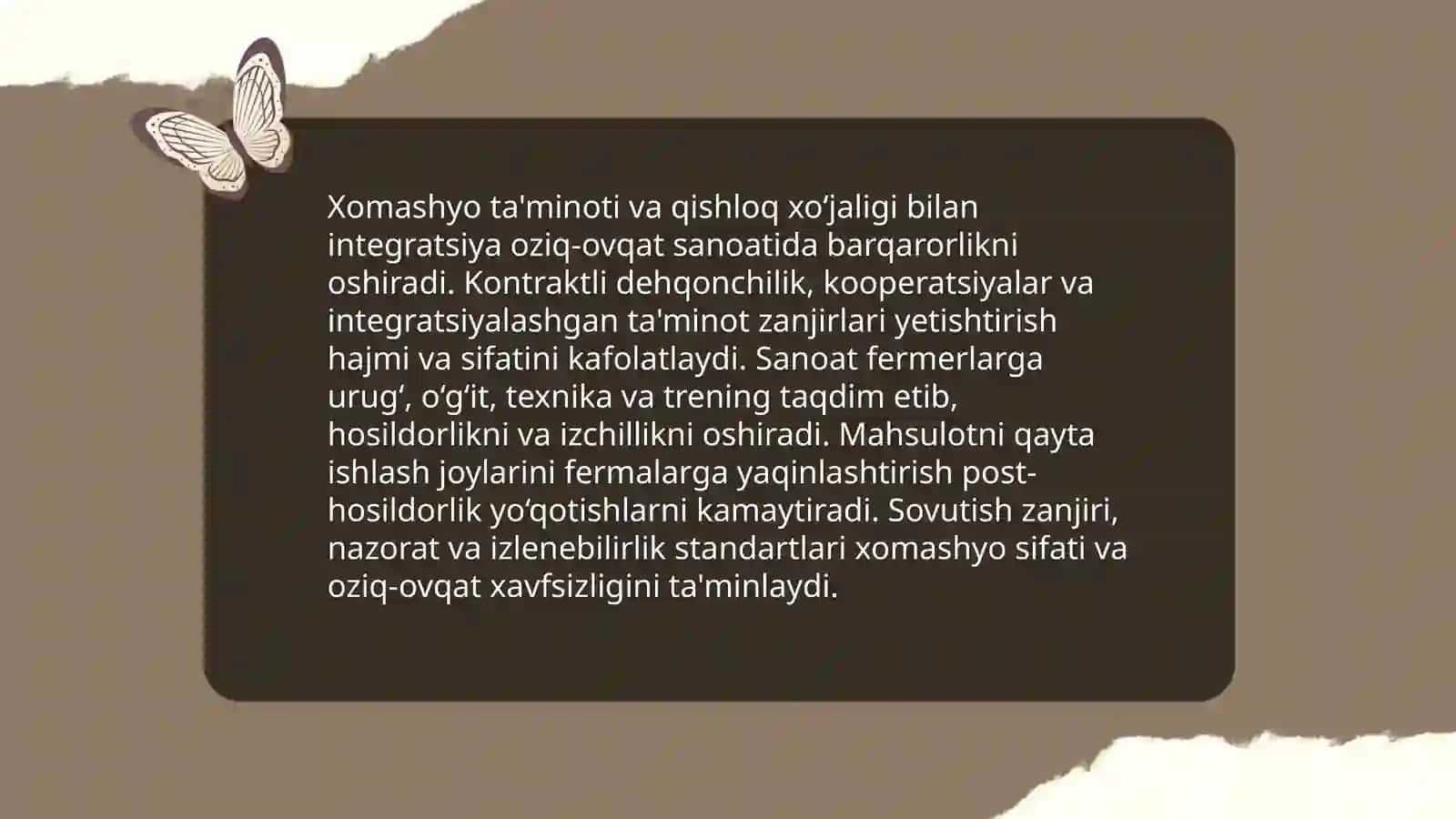 Oziq ovqat sanoati 4