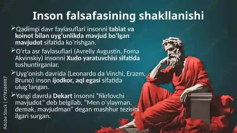 Inson falsafasi  Falsafiy antropologiya 4
