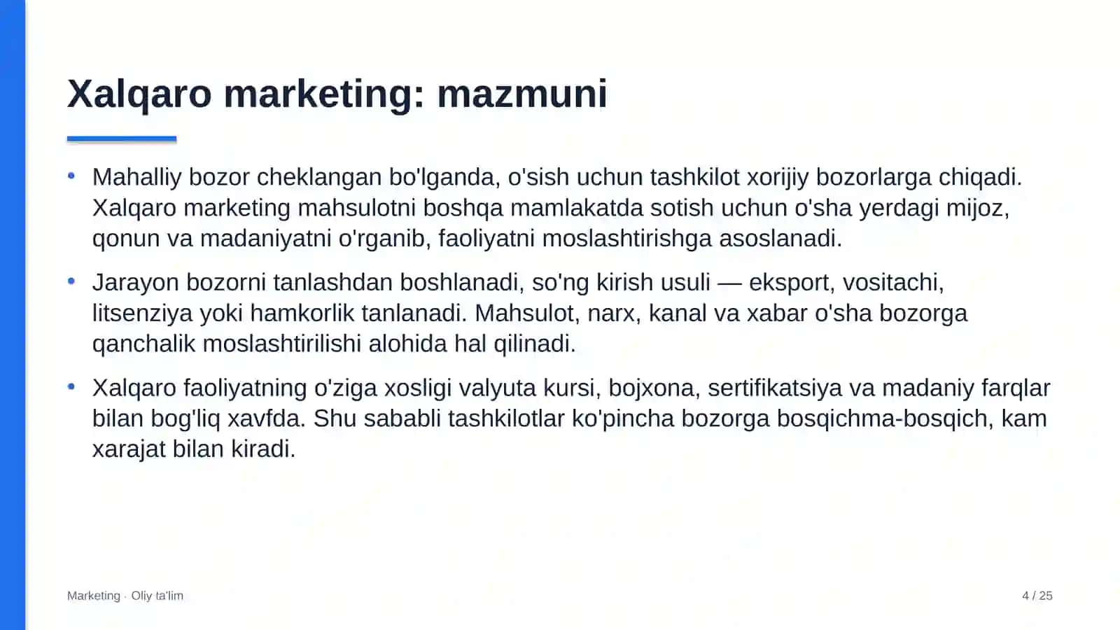 ta'lim turizmida xalqaro marketing 4543 4