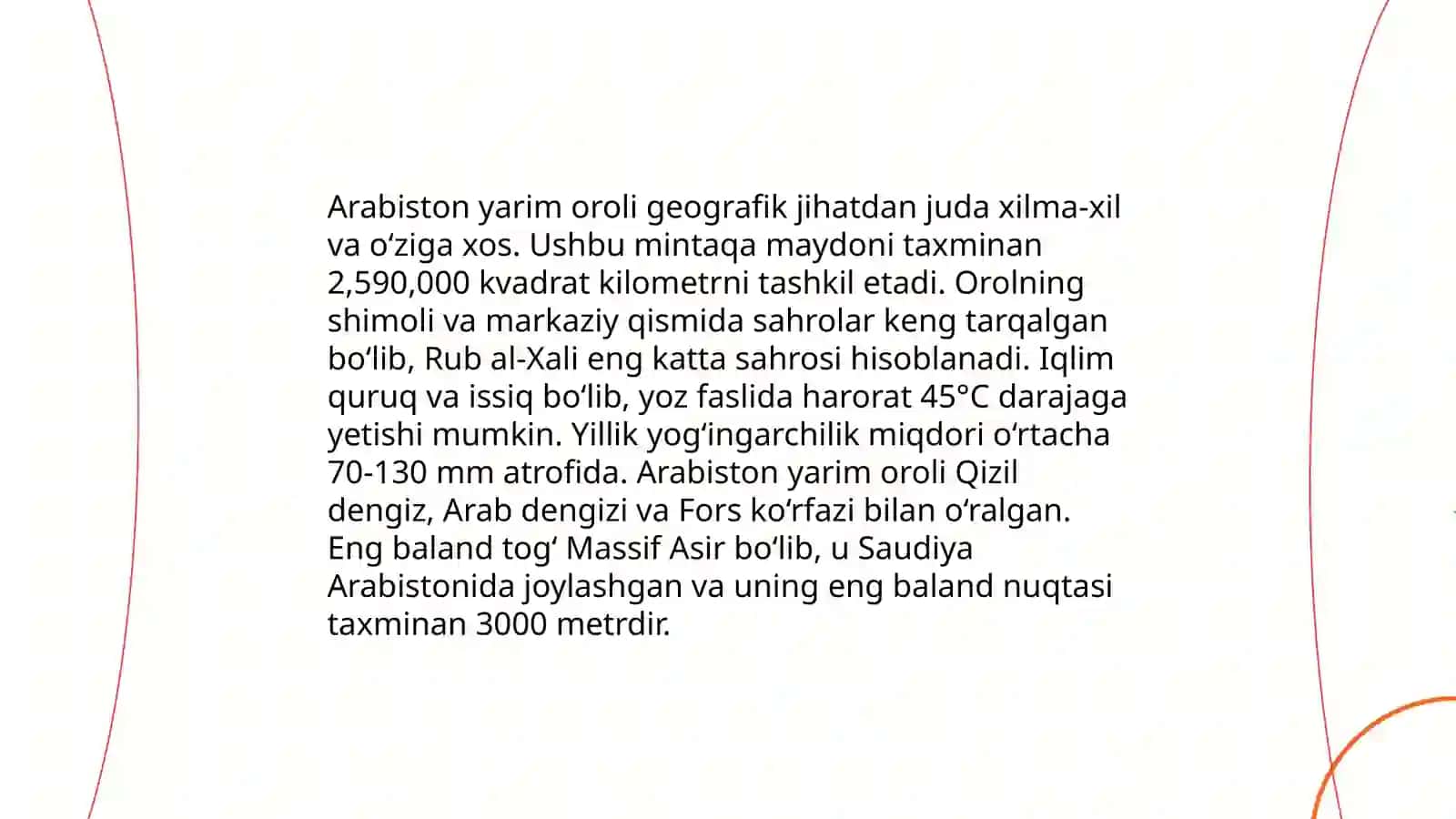 IX-XI-asrlarda Arabistonning ijtimoiy ahvoli 4