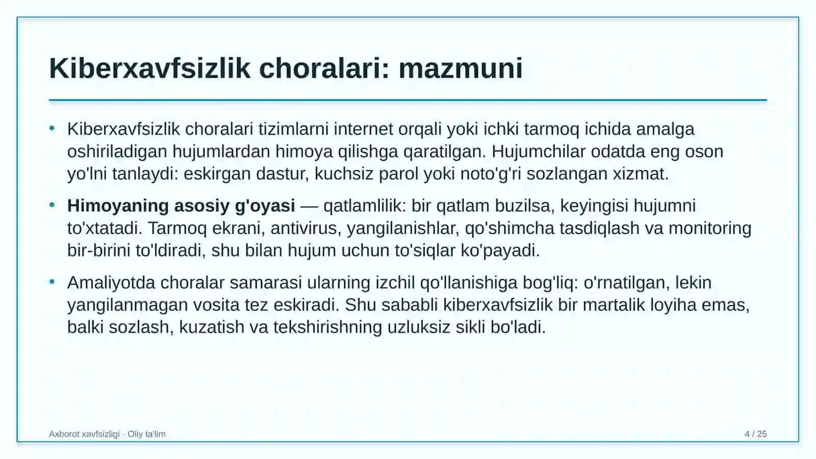 Kattalar ta'limida kiberxavfsizlik choralari 4