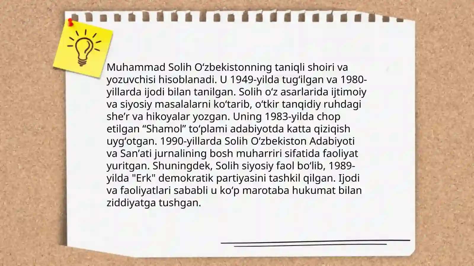 Muhammad Solih hayoti va ijodi 4