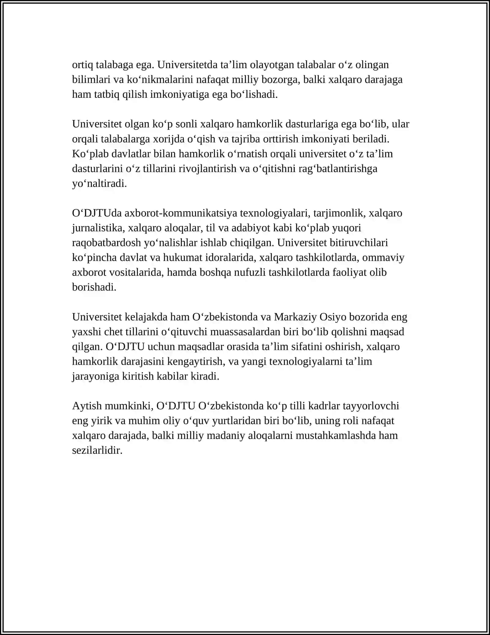 Oʻzbekiston Davlat Jahon Tillari Universiteti 4
