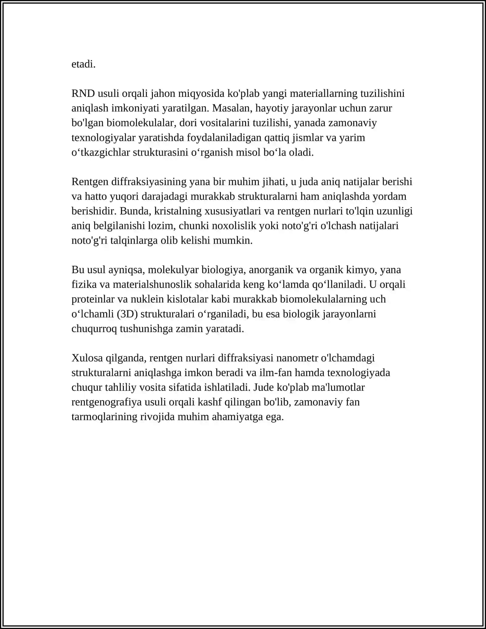 RENTGEN NURLARI DIFRAKSIYASI 4