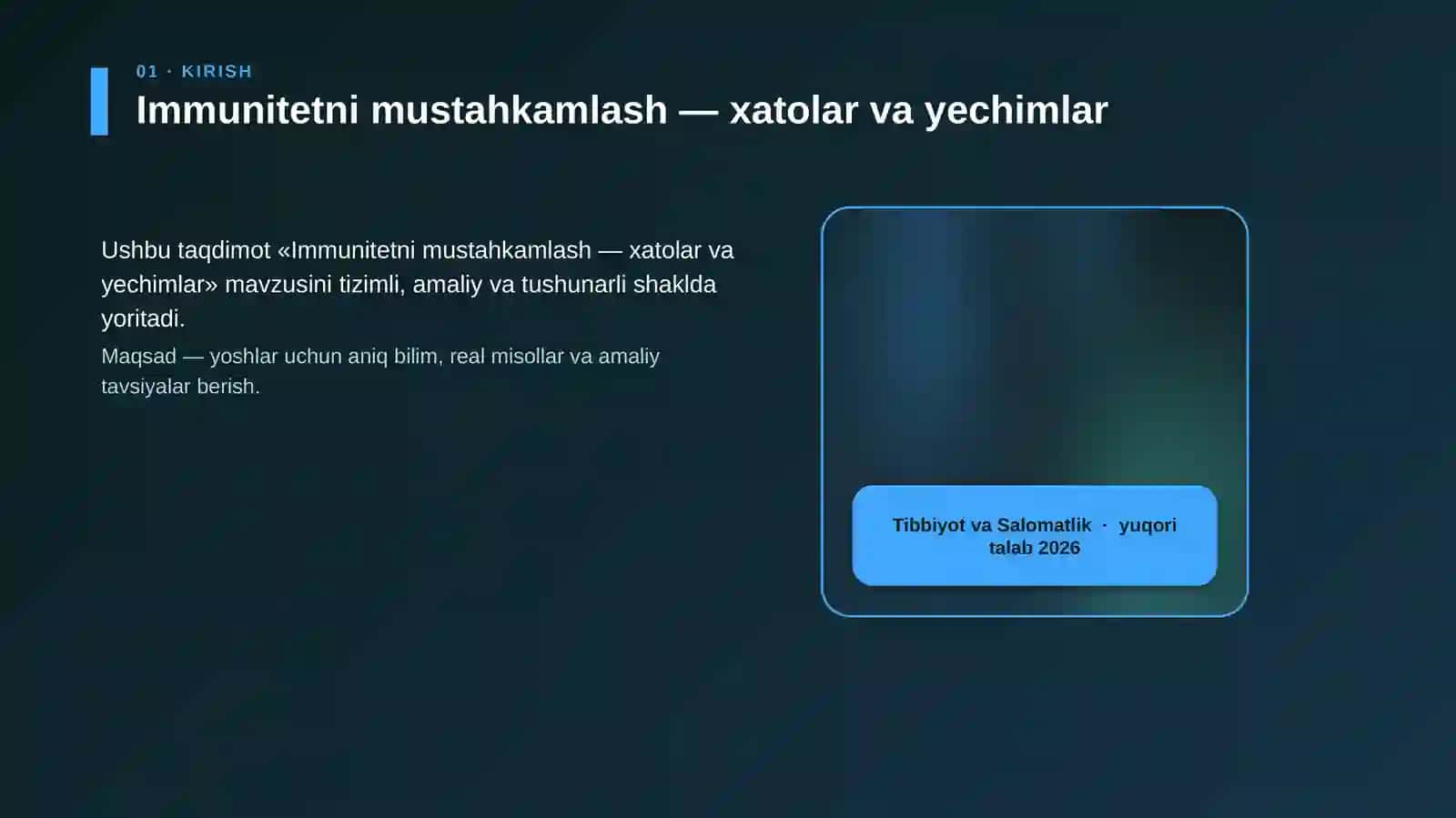 Immunitetni mustahkamlash — xatolar va yechimlar 4