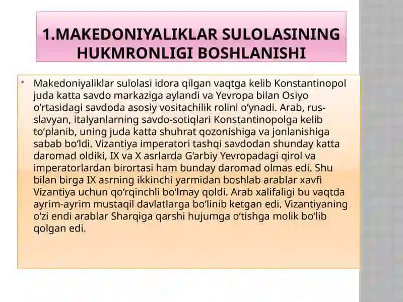VIZANTIYA DAVLATINING TASHKIL TOPISHI 4