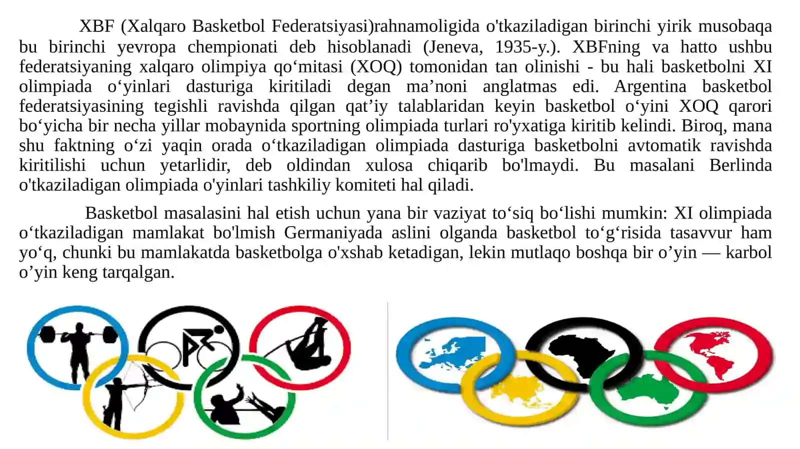 Xalqaro basketbolittifoqiFIBAning tuzilishi va tashkil topishi to’g’risida nazariy na’lumot 4