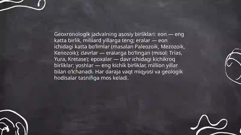 Geoxronologik jadval 4