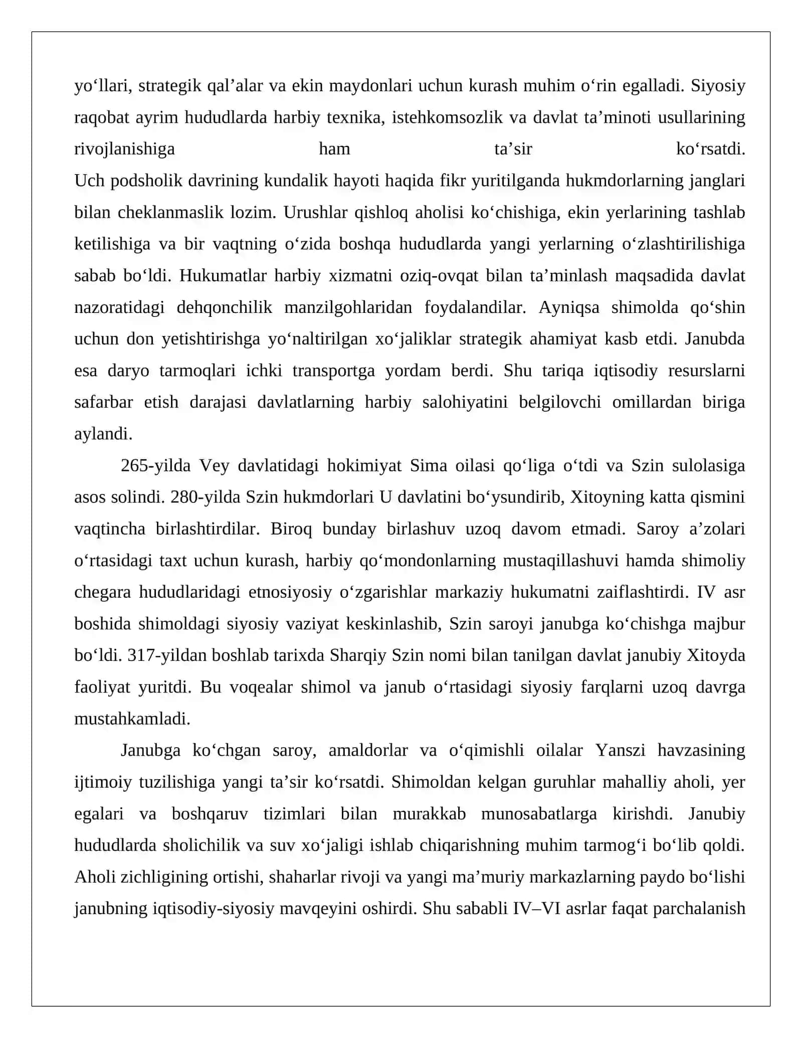 Ilk o‘rta asrlarda Xitoy 4