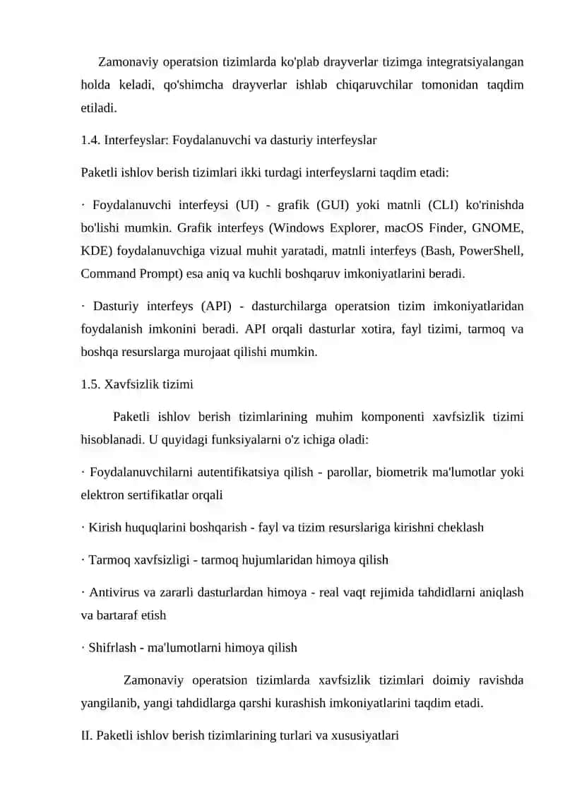 Paketli ishlov berish tizimlari 4