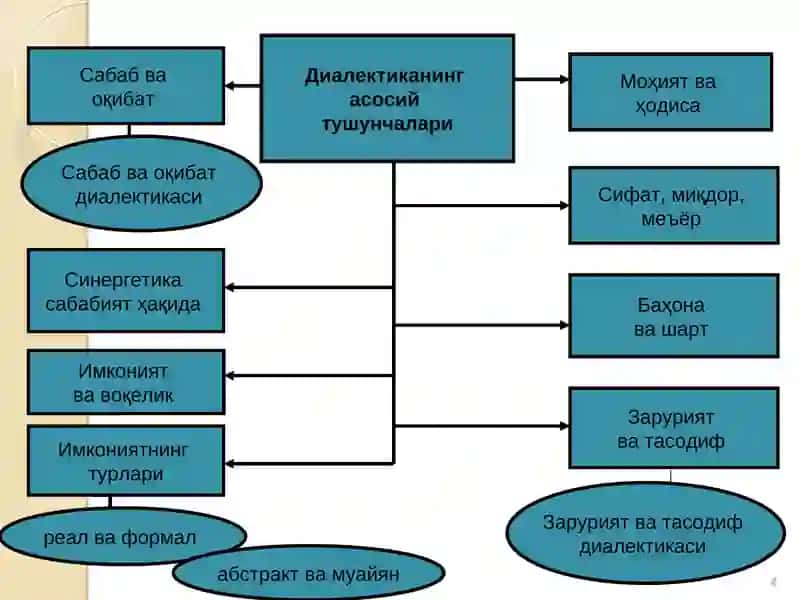 Ўзаро алоқадорлик ва ривожланиш қонунлари 4
