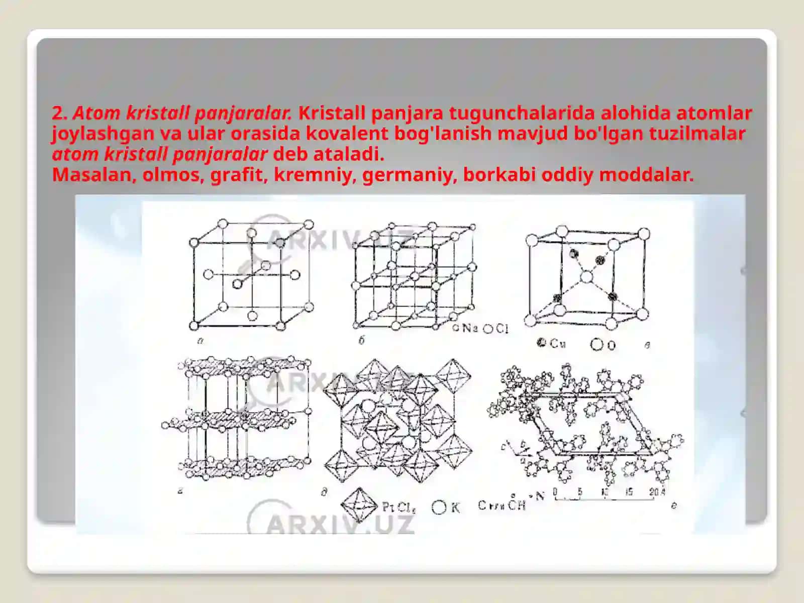 Kristall  panjara  turlari 4