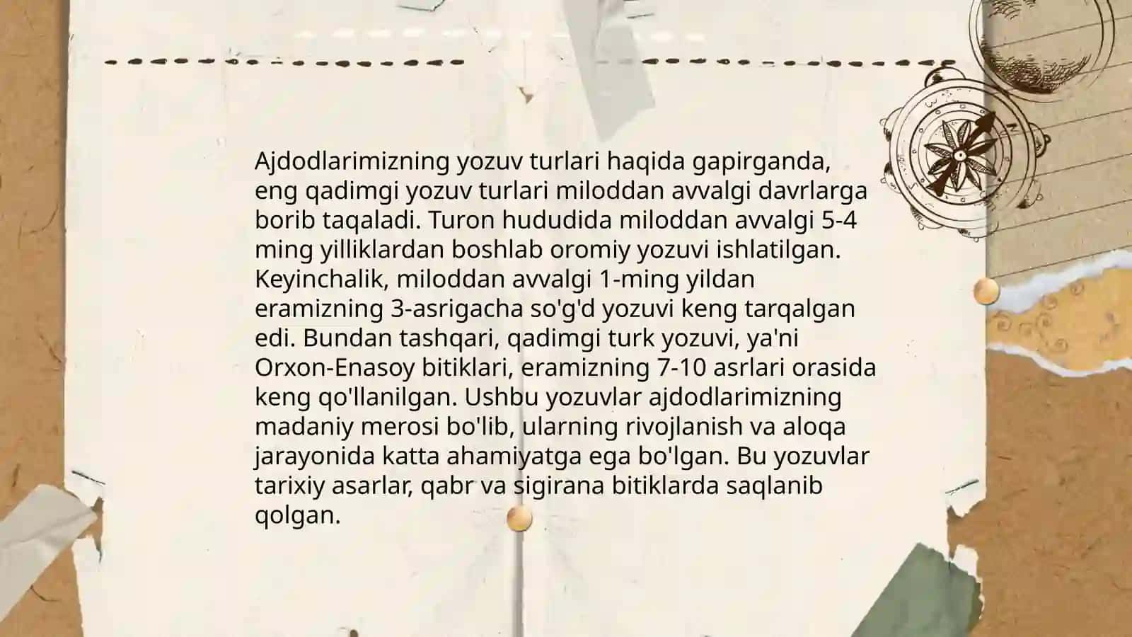 Tarixiy yozuv madaniyati 4