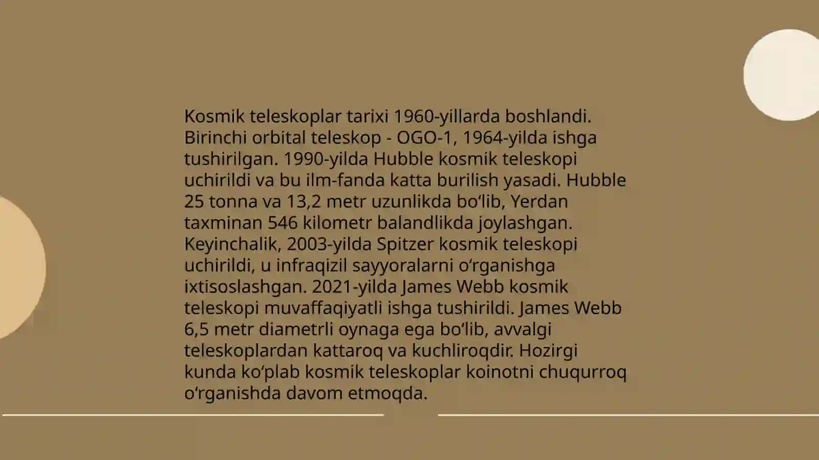 Ultrabinafsha va kosmik-optik teleskoplar 4