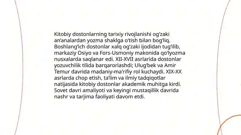 Kitobiy dostonlar 4