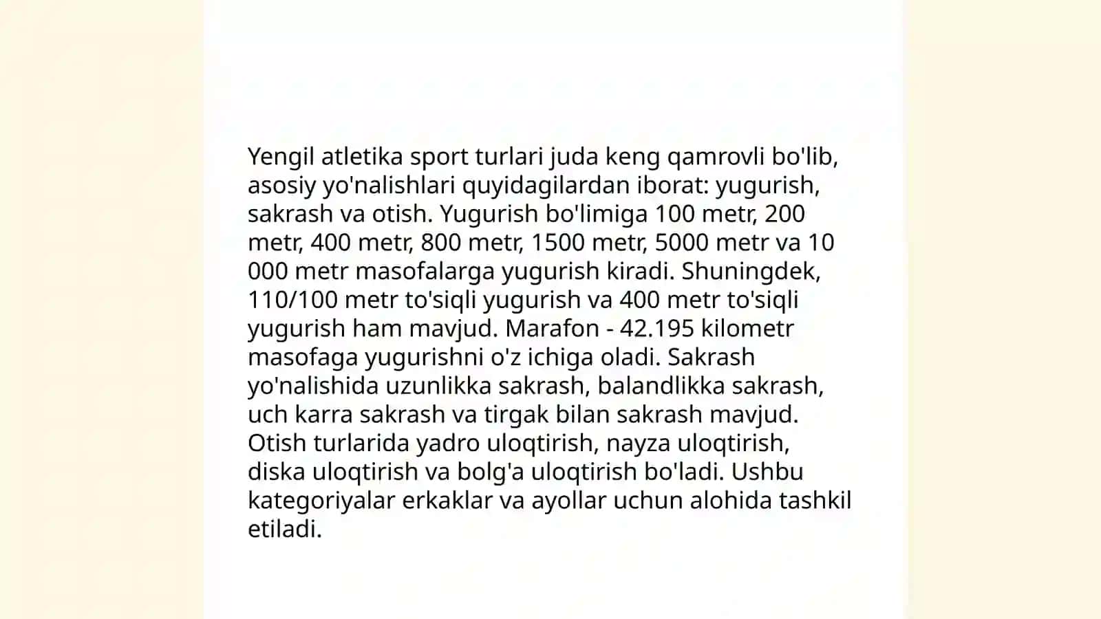 Yengil atletika va uning turlari 4