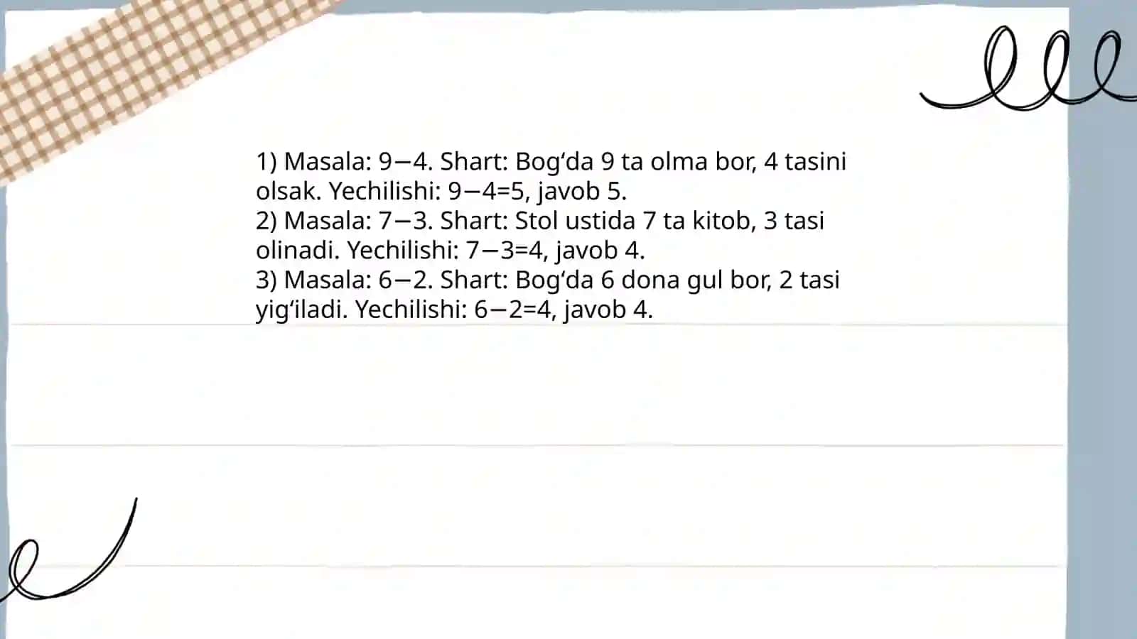 2-sinf Matematika darsligi 4