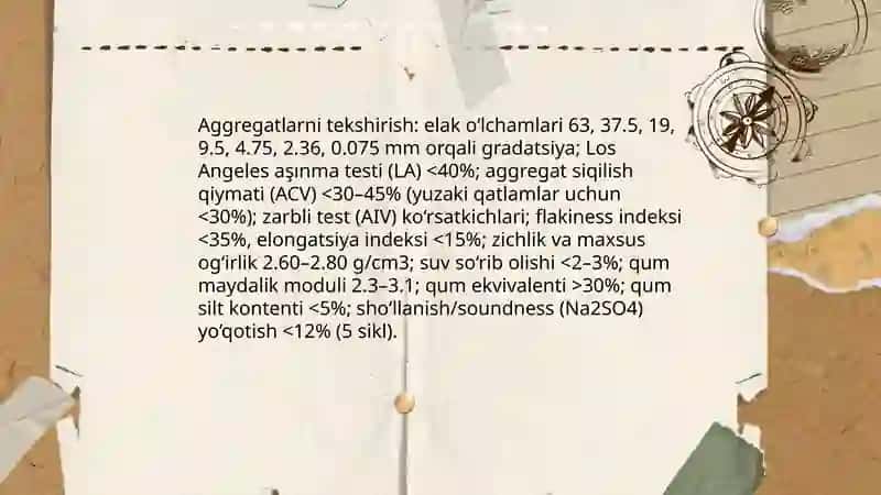 Yo‘l qurilishida sifat nazorati va uni baholash 4