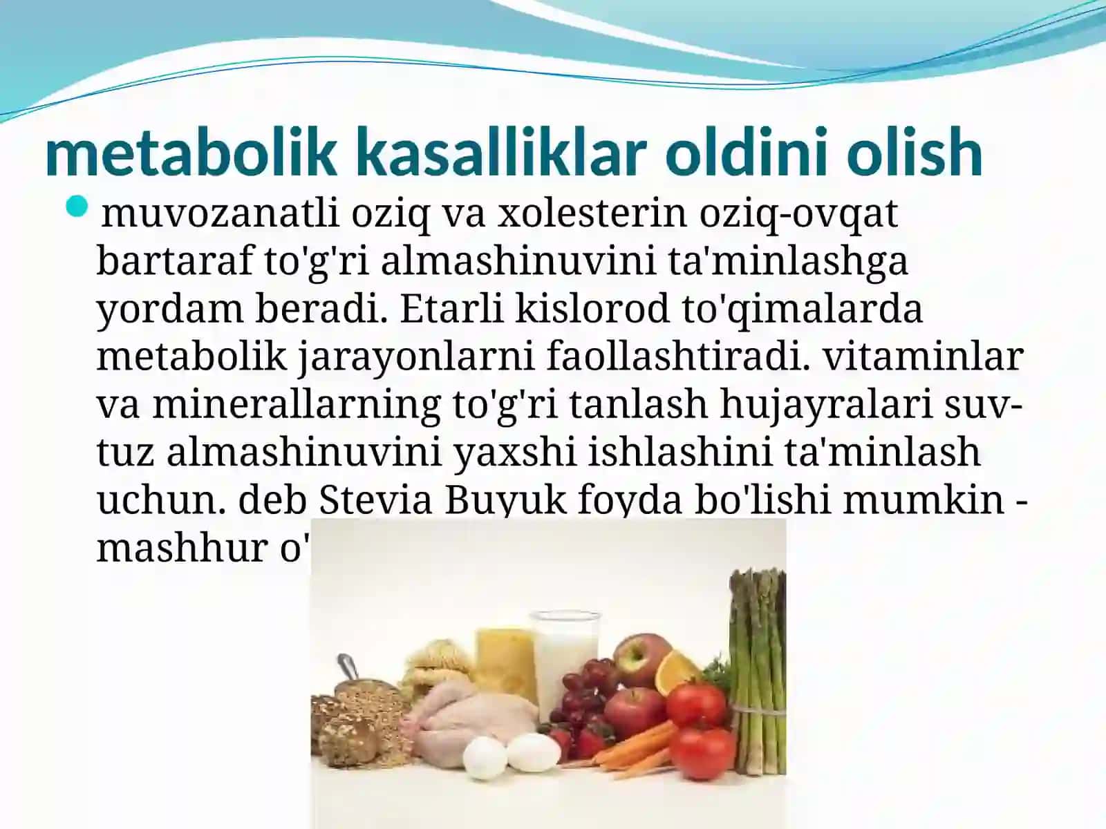 Modda almashinuv kasalliklari 4