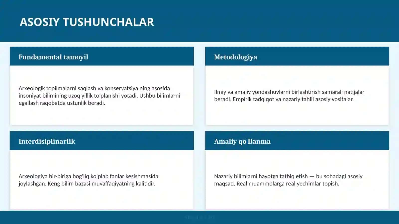 Arxеologik topilmalarni saqlash va konservatsiya 4