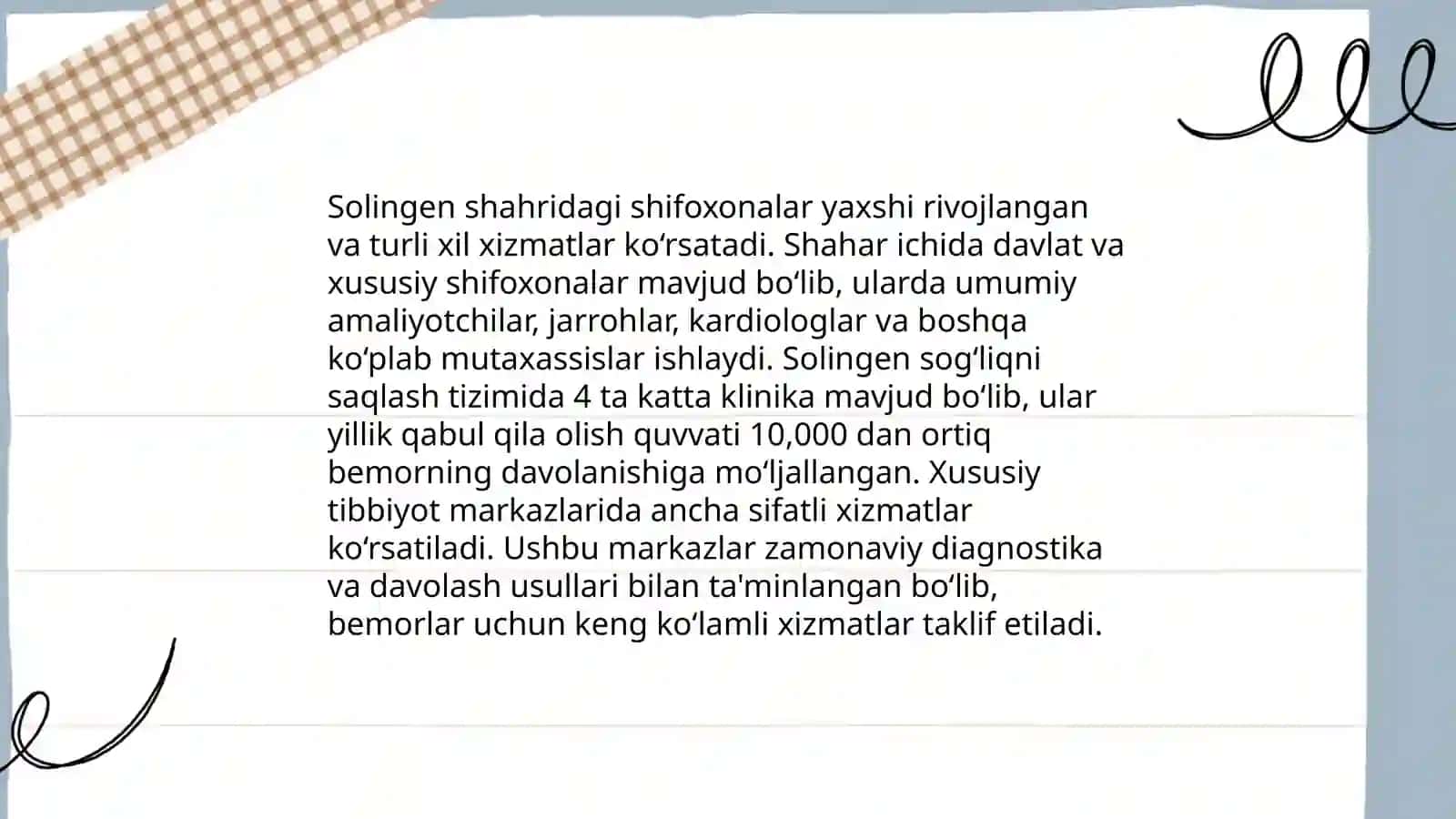 Solingen shahar shifoxonasi tarixi 4