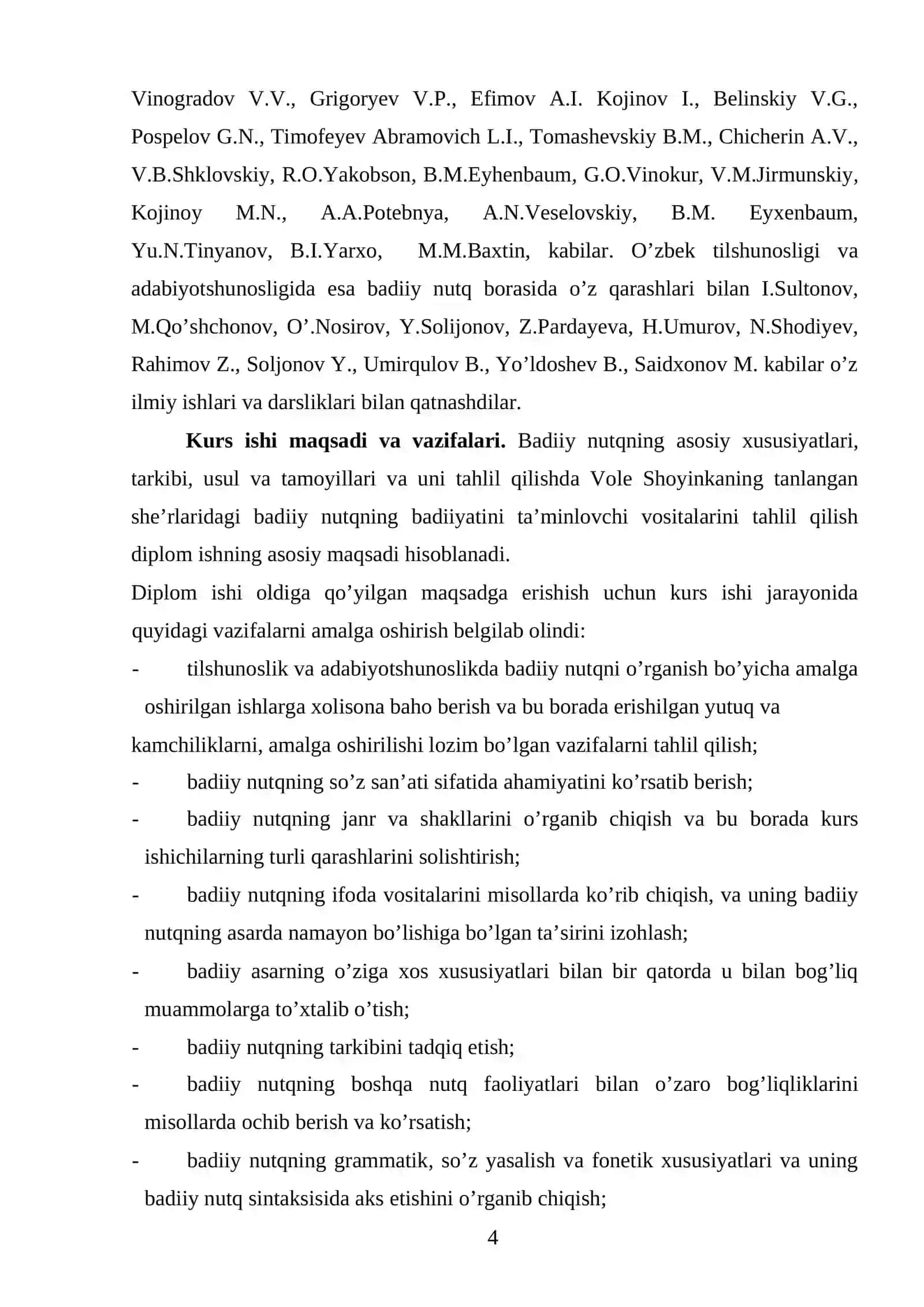 adabiyotshunoslikda badiiy nutq masalasi 4