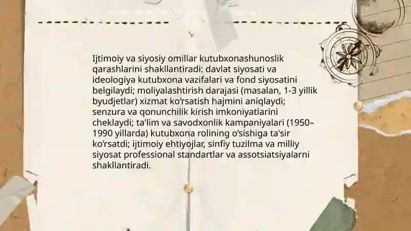 Kutubxonashunoslikka oid Qarashlarning Shakillanishi 4