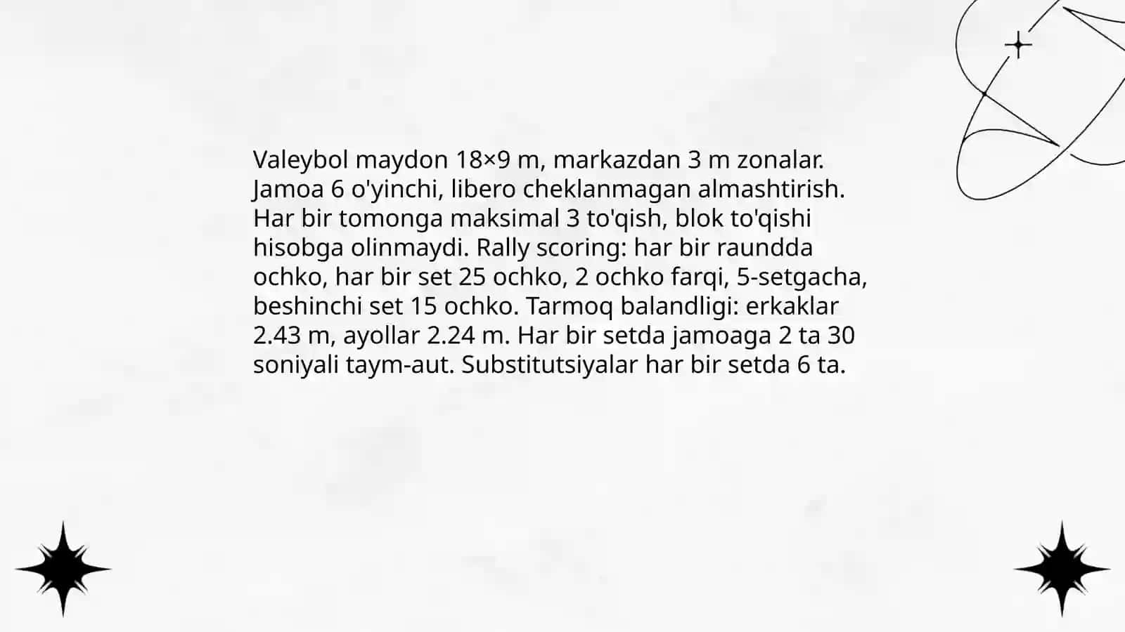 Valeybol sport turi 4