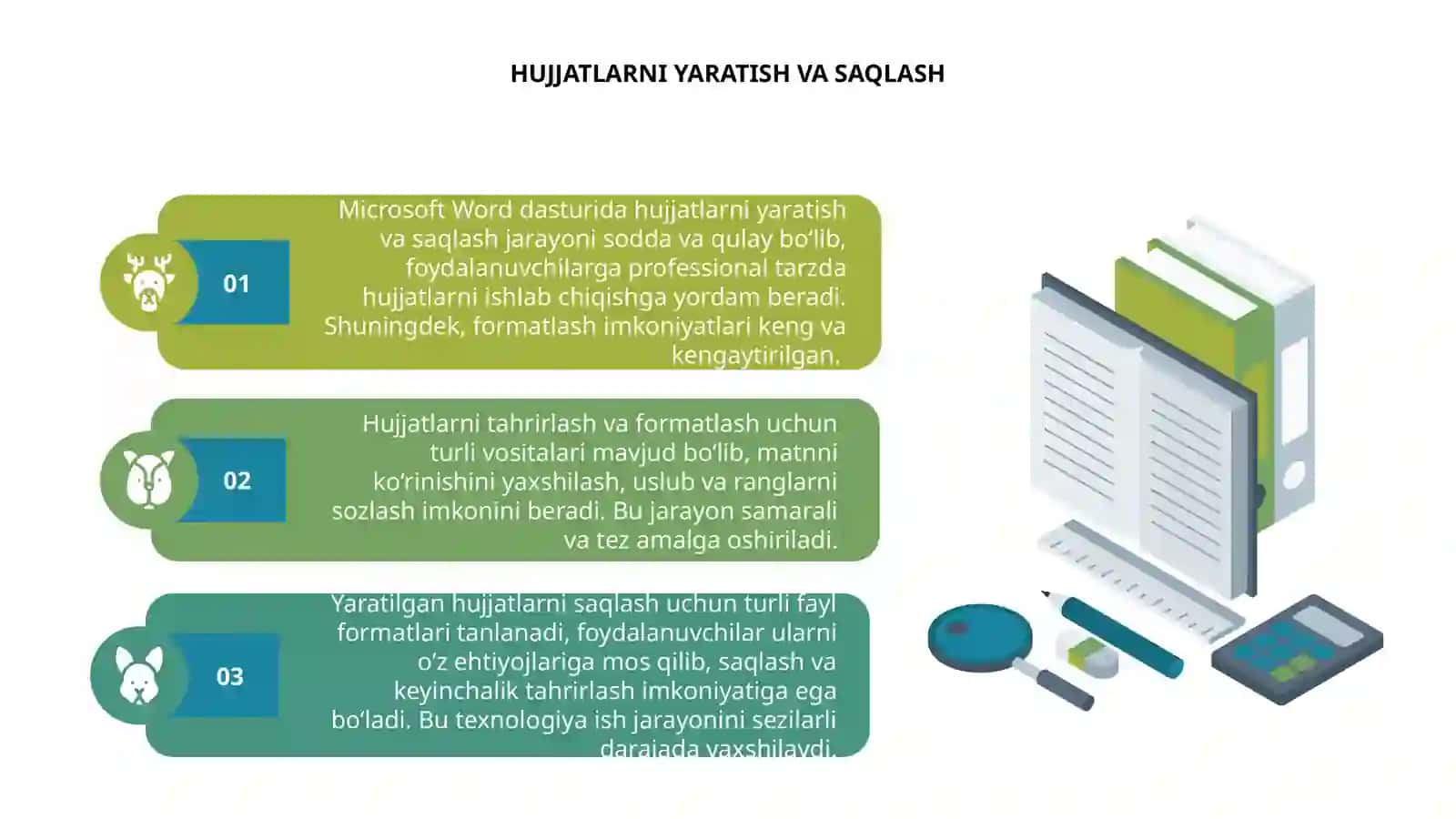 MICROSOFT WORDDA MATNLARNI TAHRIRLASH VA FORMATLASH 4
