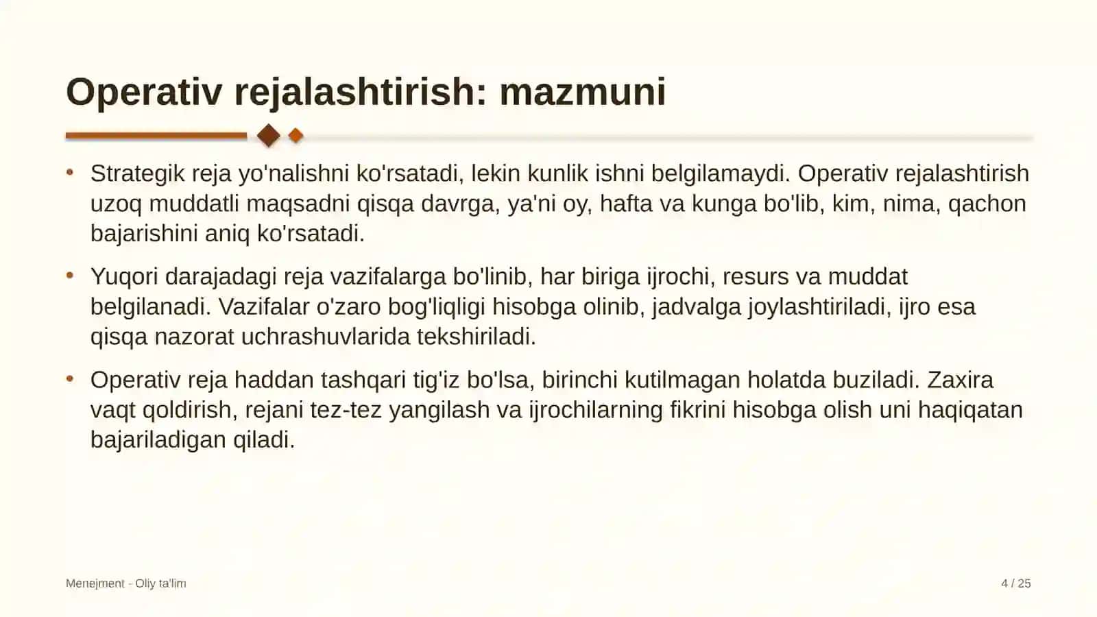 Bolalar turizmida operativ rejalashtirish 4