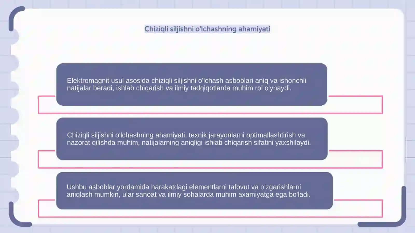 Chiziqli siljishni o'lchash asboblari 4