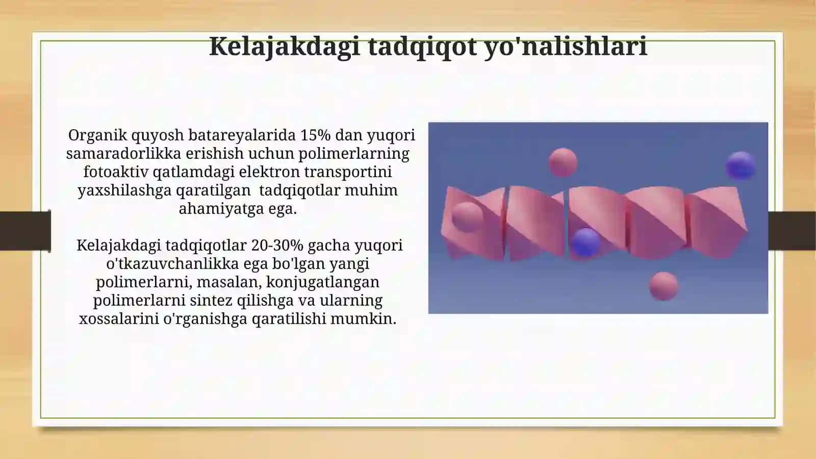 Polimerlarning oʻtkazuvchanligi 4